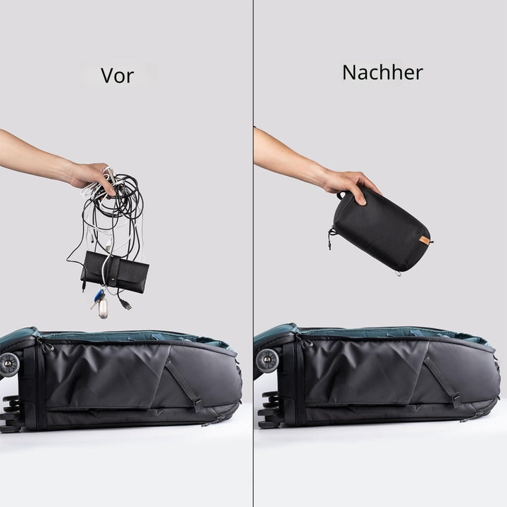 PGYTECH Pouch Tech Elektronik Organizer Tasche, wasserdichte Kabeltasche, multifunktionale Reisetasc
