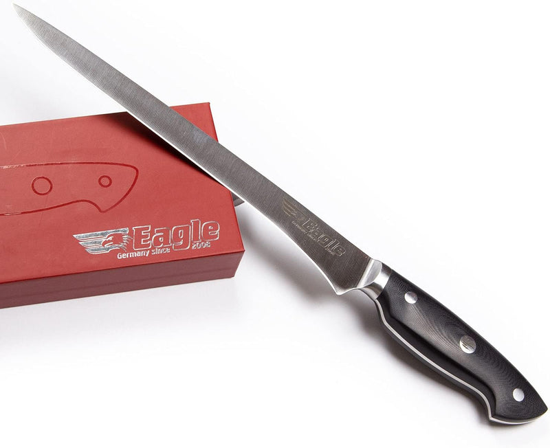 Eagle U-Grip - Filetiermesser 24 cm Klingenlänge - Deutscher Messerstahl 1.4116 / Heftschalen: G10 s