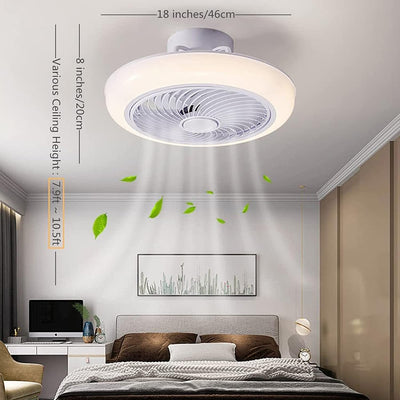 JZCDR RGB Deckenlampe mit Ventilator Fan Deckenleuchte mit Bluetooth Lautsprecher Fernbedienung APP