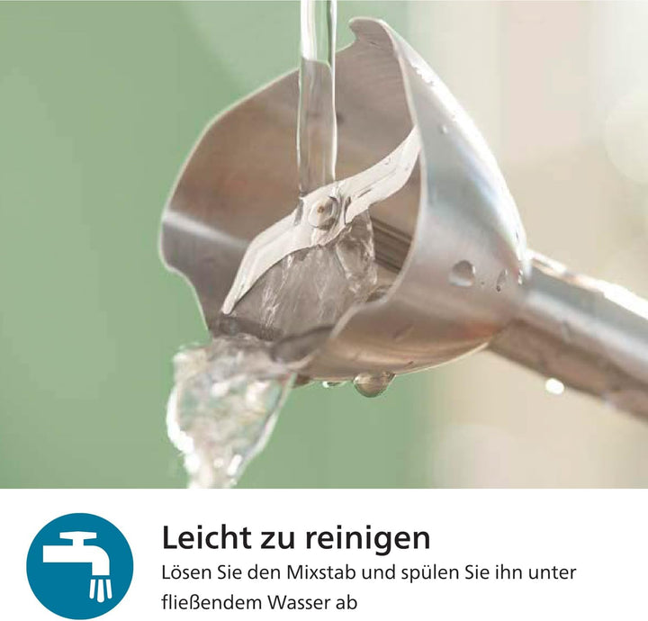 Philips 5000-Serie Stabmixer inkl. Zerkleinerer, Kompakthacker, Schneebesen - 1200W Leistung. ProMix