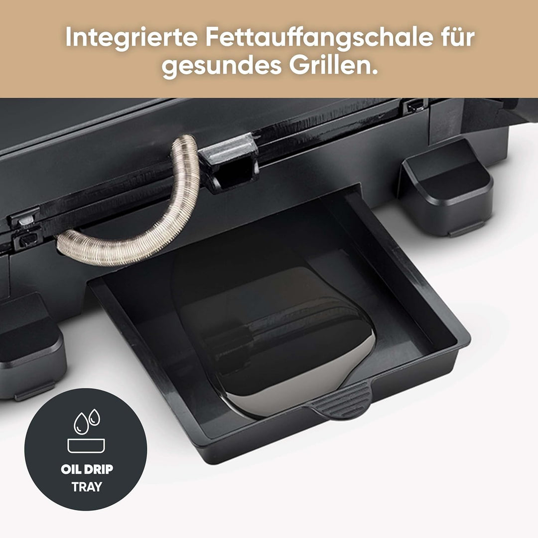 SEVERIN SEVINI Comfort für Fleisch, Fisch & Gemüse, digitaler Sandwich-Maker für fettfreies Grillen