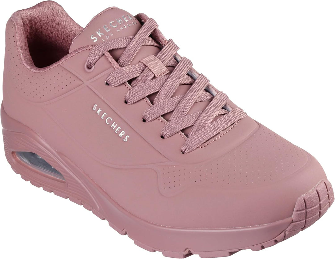 Skechers UNO Stand On Air Herren Turnschuhe 40 EU Ash Rose Durabuck Mesh, 40 EU Ash Rose Durabuck Me