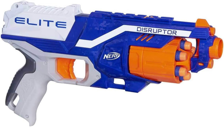 Hasbro B9837EU40 B9837EU4 - N-Strike Elite Disruptor Spielzeugblaster, mit Trommelmagazin Disruptor,