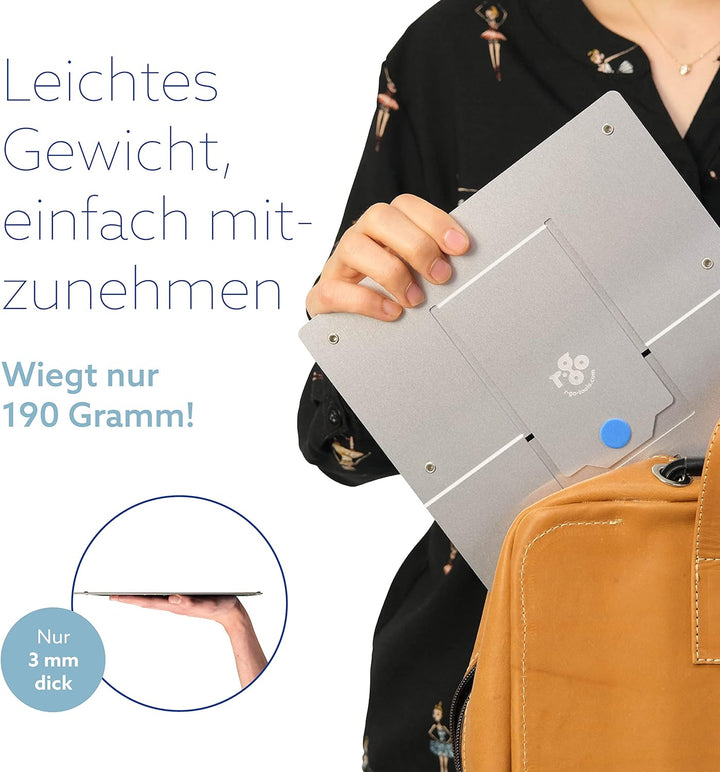 R-GO Tools RGORISTSI R-Go Riser Laptopständer silber, Silber