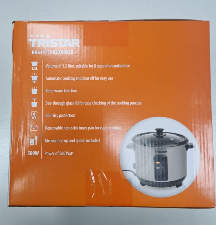 Reiskocher, 500 W, 1,5 l, 8 Tassen TRISTAR