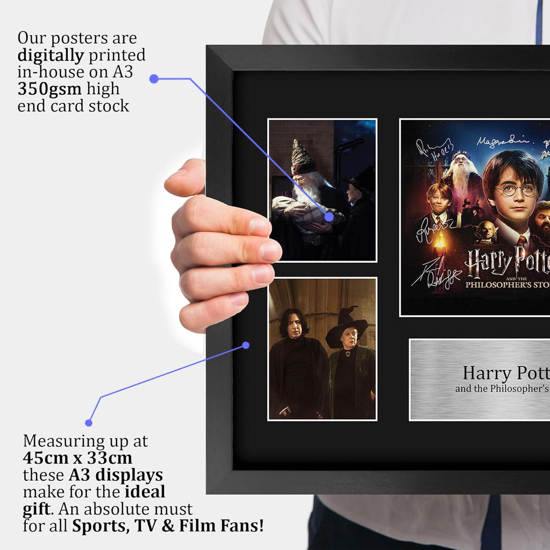 HWC Trading Philosophers Stone Harry Potter Geschenke Geducktes Signiertes Autogramm Präsentationsdi