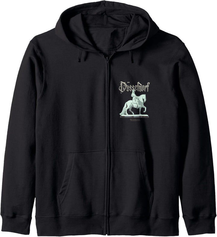 Düsseldorf Altstadt Wahrzeichen Jan Wellem Stadt Düsseldorf Kapuzenjacke