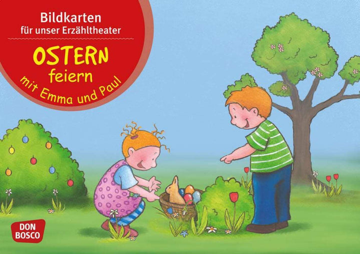 Ostern feiern mit Emma und Paul. Kamishibai Bildkartenset.: Entdecken - Erzählen - Begreifen: Emma-u