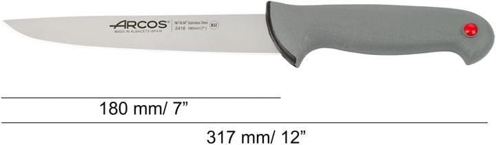 Arcos Fleischermesser aus Nitrum Edelstahl - Professionelles Küchenmesser zum Schneiden von Fleisch,