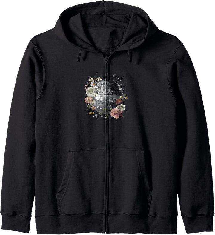 Star Wars Floral Death Star Kapuzenjacke