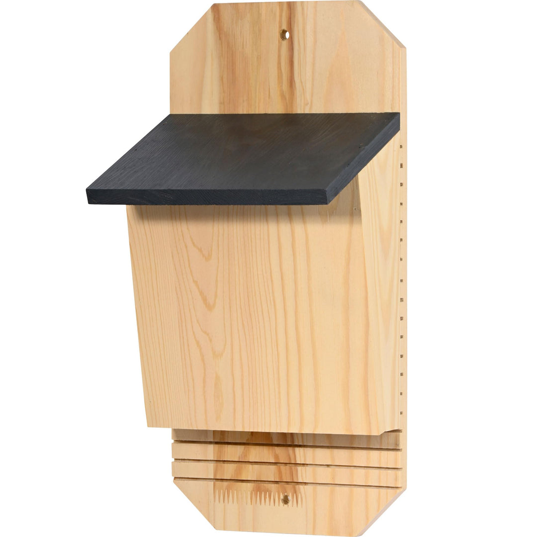 dobar® Green Label Fledermauskasten Microchioptera aus Holz, unbehandelt - Massive Nisthöhle für Fle