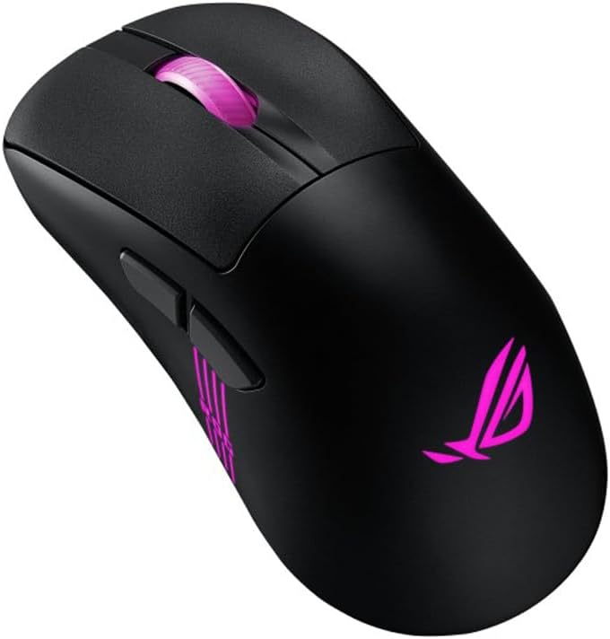ASUS ROG Keris II Origin Wireless RGB Gaming-Maus (ergonomisch, FPS Esport 65g leicht, ROG AimPoint