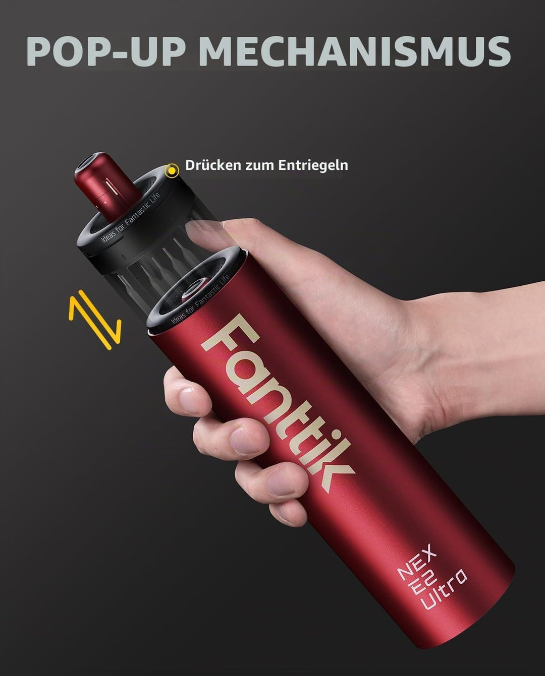 Fanttik E2 Ultra 3.7V Mini Elektro Schraubendreher Set, 50 in 1 Magnetische Präzisions-Schraubendreh