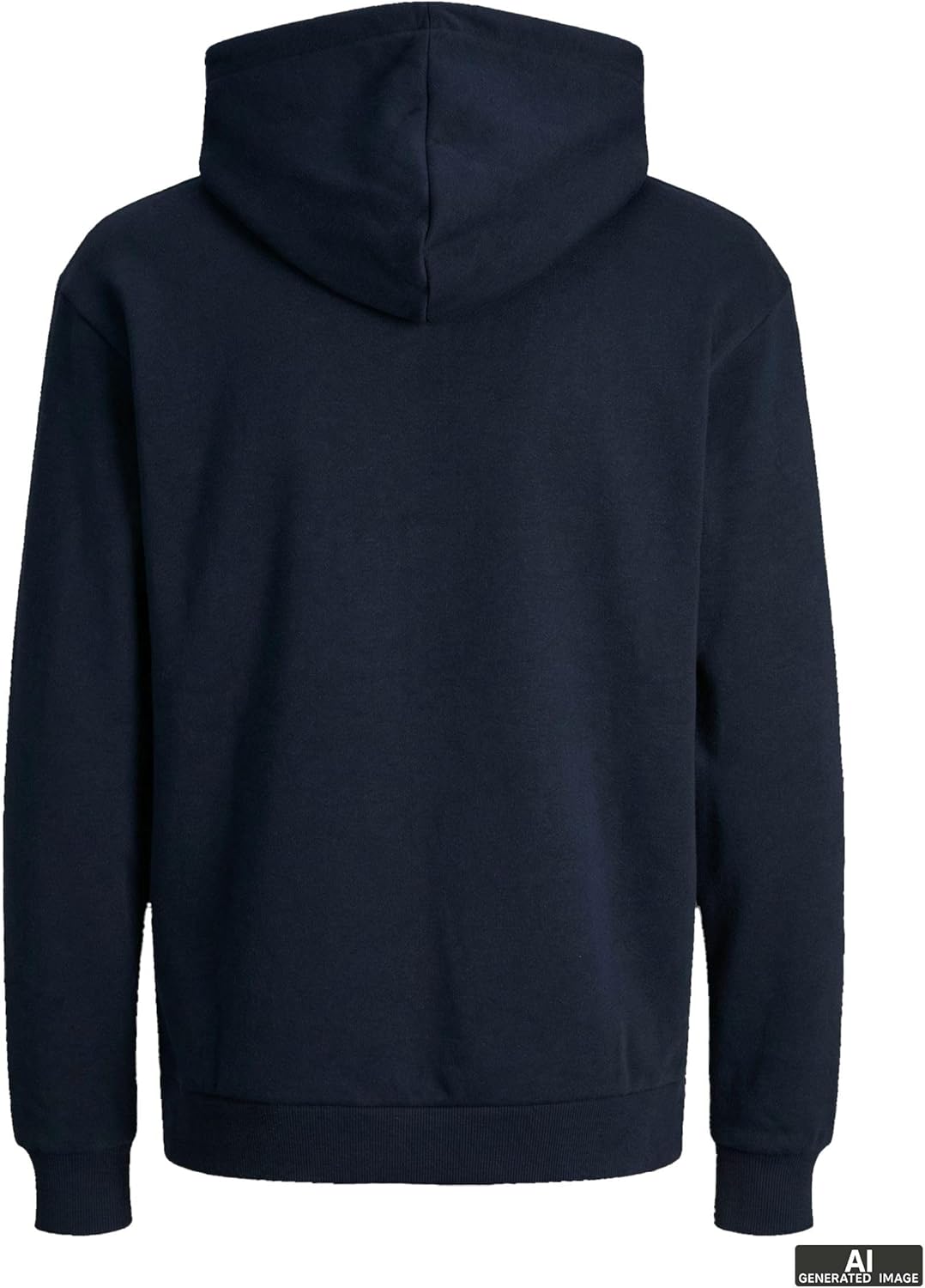 JACK & JONES Male Kapuzenpullover Einfarbig Kapuzenpullover XS Navy Blazer, XS Navy Blazer