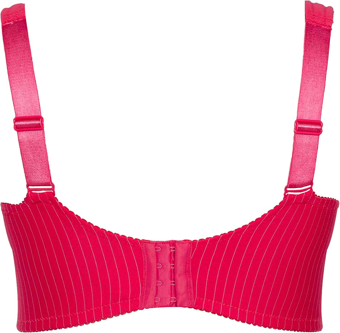 Ulla Popken Damen Entlastungs-BH, Ohne Bügel, Strassanhänger, Cup C - G Bra (1er Pack) 100C Sorbet P