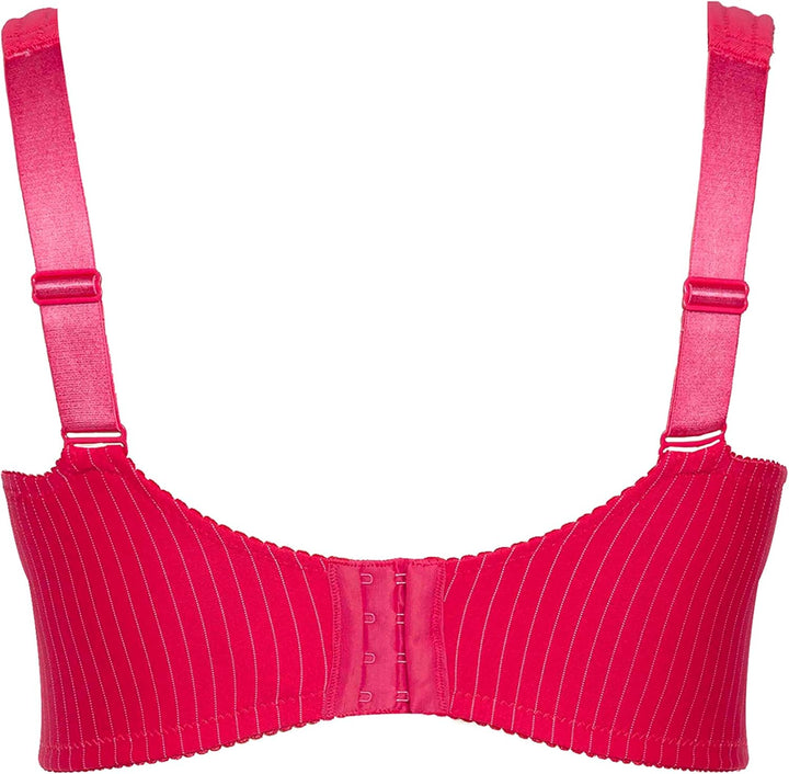 Ulla Popken Damen Entlastungs-BH, Ohne Bügel, Strassanhänger, Cup C - G Bra (1er Pack) 100C Sorbet P