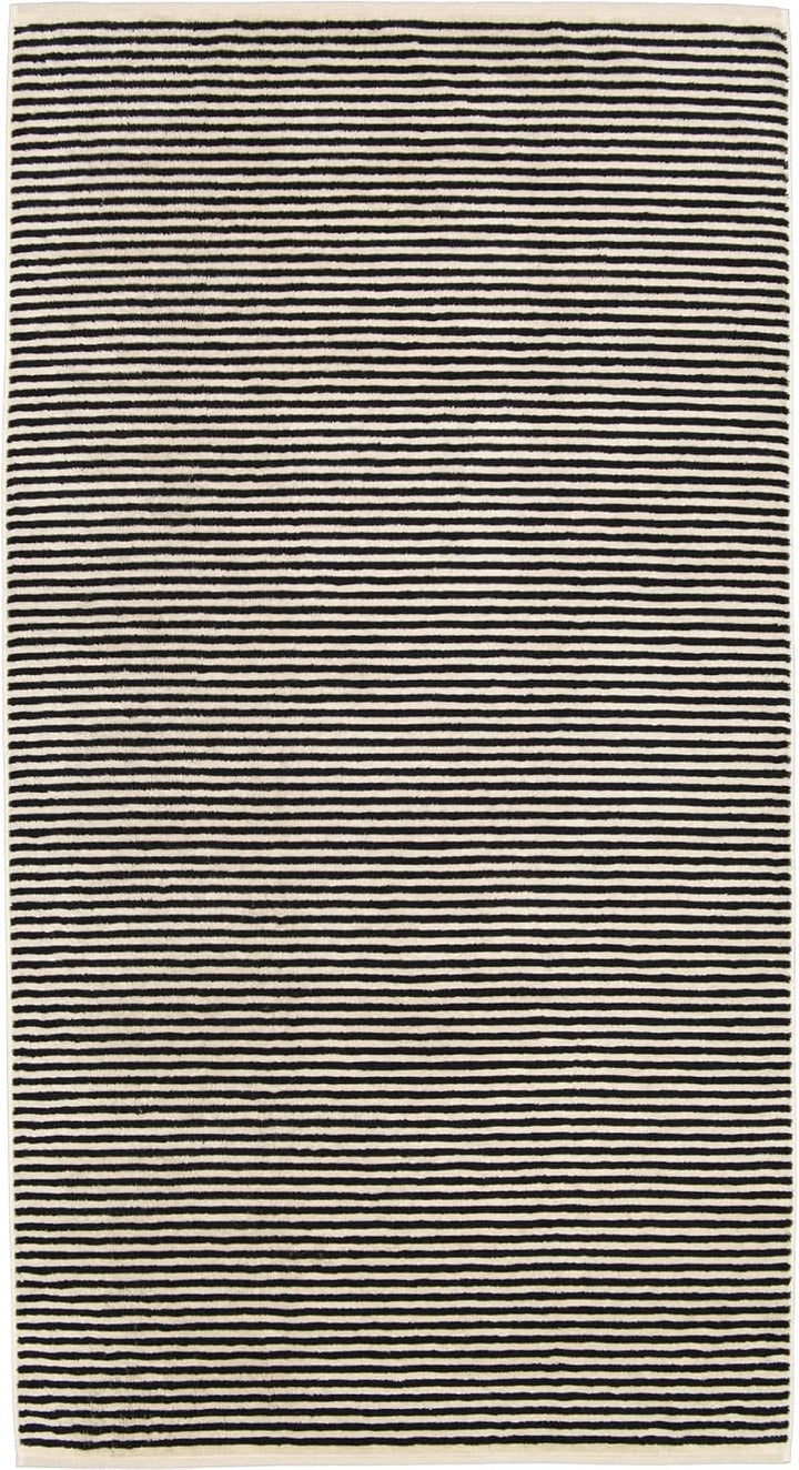CAWÖ Home Handtücher Natural Streifen 6216 Natur-schwarz - 39 Duschtuch 80x150 cm, Duschtuch 80x150
