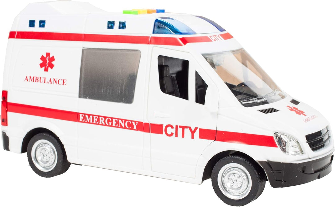 MalPlay Krankenwagen Spielzeug | 1:16 Mini Simulation | Krankenhaus Rettungswagen Notfallfahrzeug |