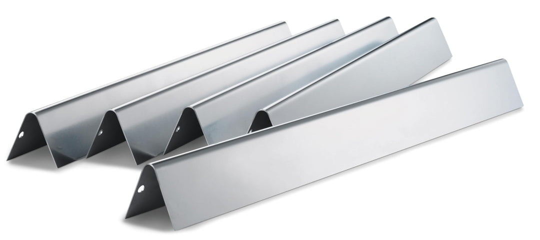 Weber 7620 Flavorizer Bars Genesis S Serie Edelstahl 5er Set, schwarz, 5.3 x 44.7 x 5.9 cm, 5.3 x 44