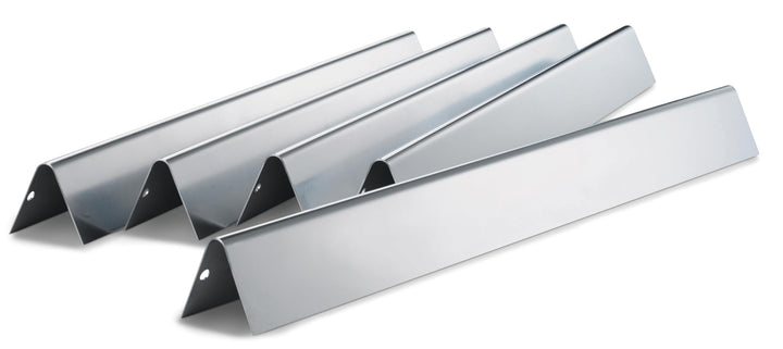 Weber 7620 Flavorizer Bars Genesis S Serie Edelstahl 5er Set, schwarz, 5.3 x 44.7 x 5.9 cm, 5.3 x 44