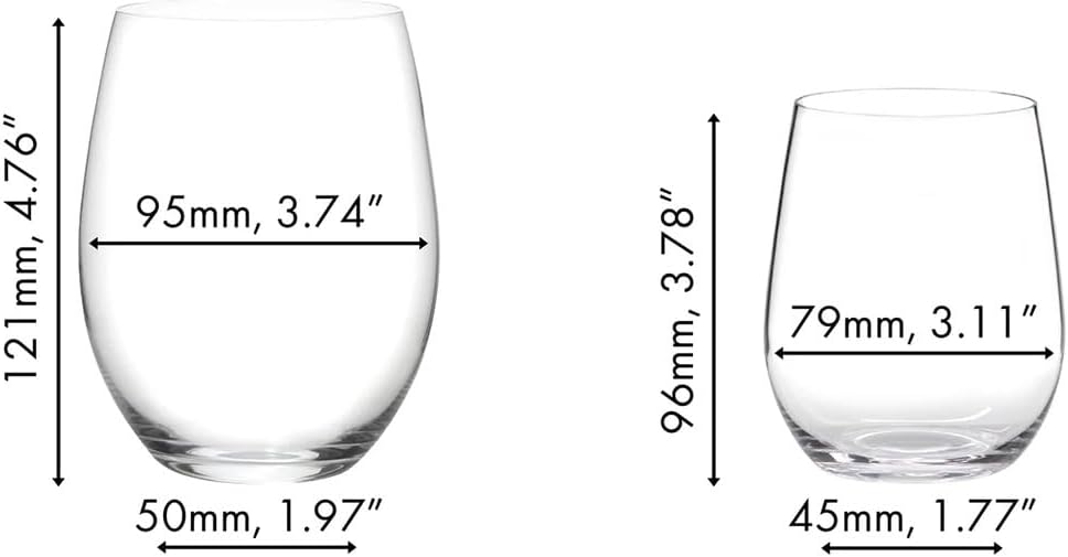 Riedel 5414/50 "O Kauf 8 Zahl 6 4x 414/0 und 4x 414/05 8 Stück (1er Pack) Cabernet/Viognier Cabernet