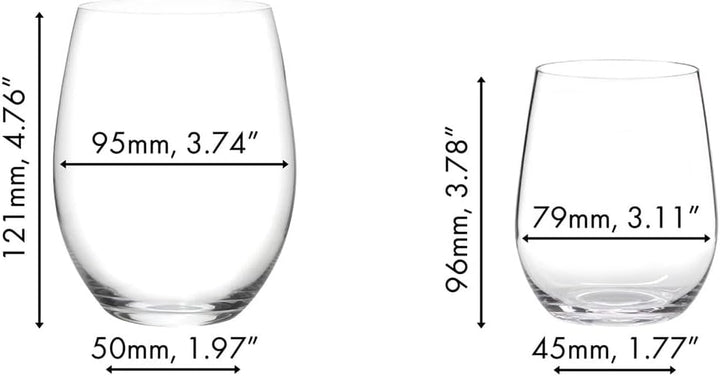 Riedel 5414/50 "O Kauf 8 Zahl 6 4x 414/0 und 4x 414/05 8 Stück (1er Pack) Cabernet/Viognier Cabernet
