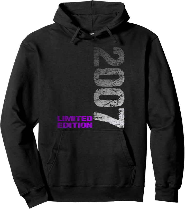 17. Geburtstag 2007 Limited Edition Junge Mädchen Pullover Hoodie