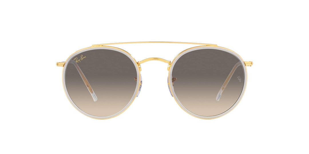 Ray-Ban DOUBLE BRIDGE RB 3647N Legend Gold/Grey Shaded 51/22/145 Unisex Sonnenbrillen