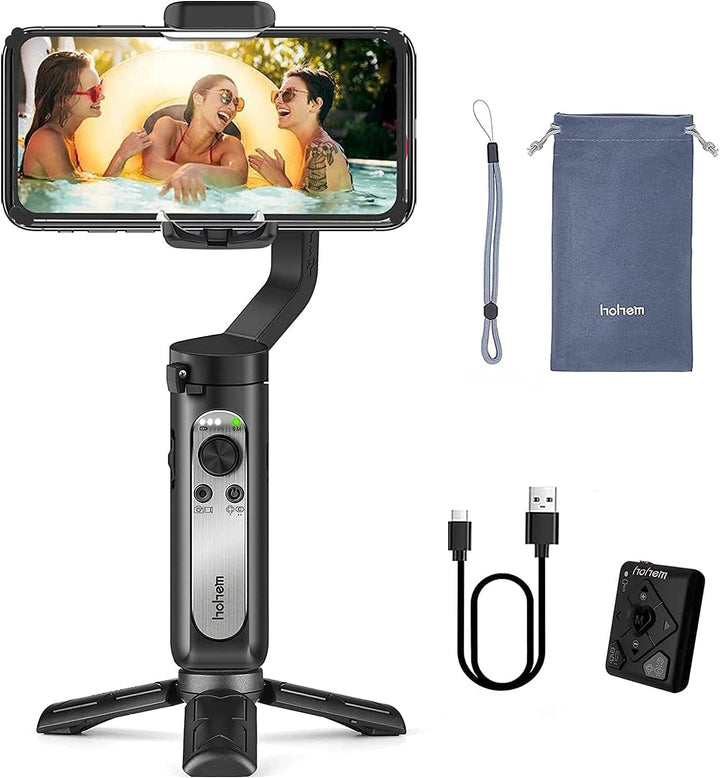 Hohem ISteady X2-3-Axis Smartphone Faltbarer Gimbal Handheld Stabilisator Mit Fernbedienung Typ C Re