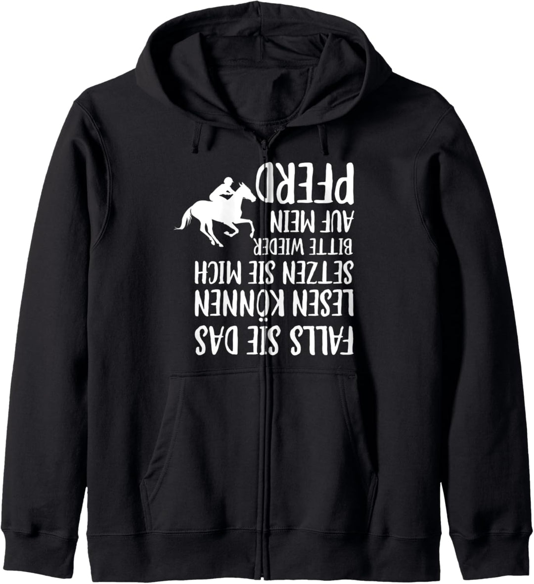 Reiten Wenn Sie Das Lesen Können Setzen Sie Mich Aufs Pferd Kapuzenjacke