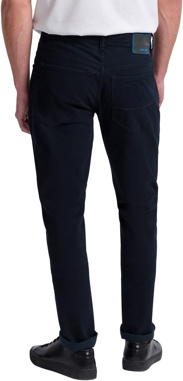 Pierre Cardin Herren 5 Pocket Stoffhose 30W / 34L Marine, 30W / 34L Marine