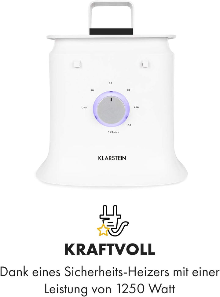 Klarstein ShirtButler Deluxe automatisches Trocken- und Bügelgerät, 2-in-1: Trocknen und bügeln, 125