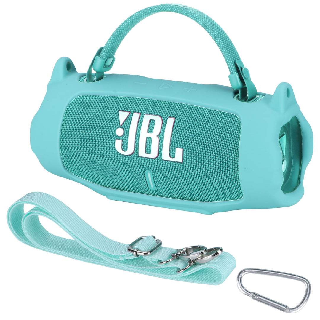 Silikonhülle Tragetasche Case für JBL Charge 6 Lautsprecher Minzgrün, Minzgrün