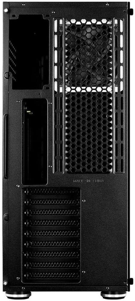 AeroCool TORPRO - PC-Gehäuse, E-ATX, Gehärtetes Glas, 4 Lüfter RGB 14cm schwarz única Schwarz TORPRO