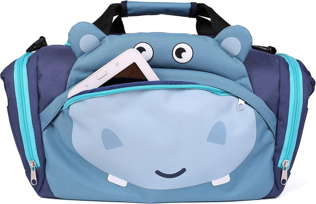 Sporttasche Reisetasche verschiedenen Motiven, für Jungen und Mädchen Nilpferd, Nilpferd