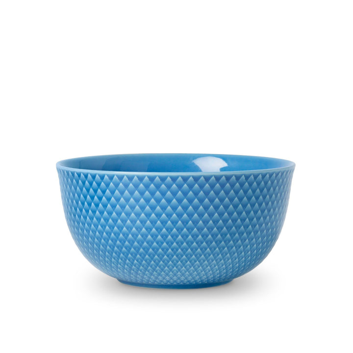 Lyngby Porcelæn Schale Ø17.5 cm Rhombe Color Mix & Match aus Porzellan, blau 17,5cm Blau, 17,5cm Bla