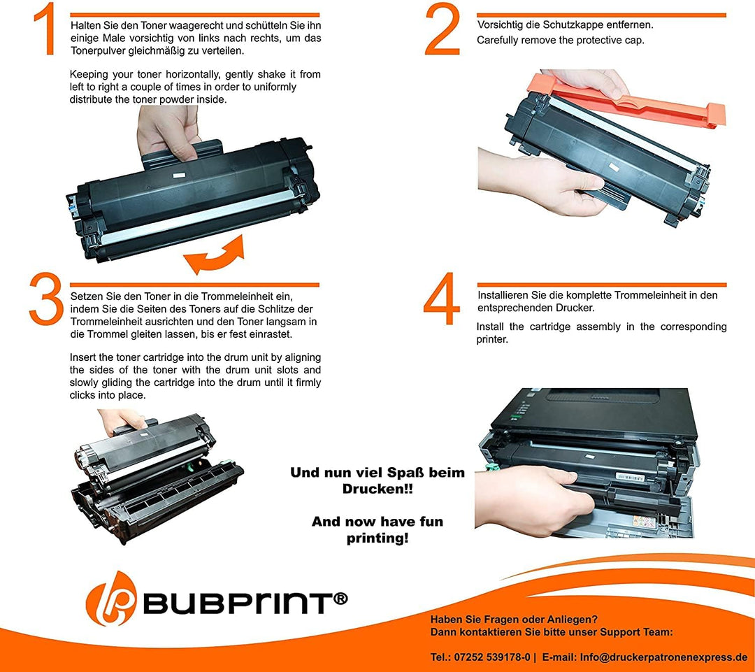 Bubprint TN 2420 Toner kompatibel als Ersatz für Brother TN2420 TN-2420 für Brother MFC-L2710DW Tone