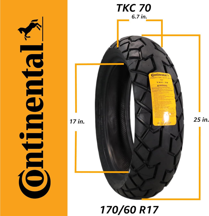 CONTINENTAL 244384000- Ganzjahresreifen 170/60R17 72V M+S