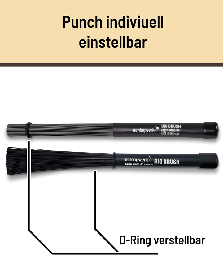 Schlagwerk BRC05 Cajon Brush #5 - Big Brush, BRC05