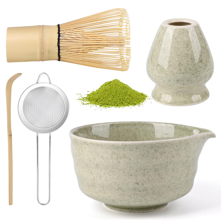 5 Stück Matcha Set, Matcha Whisk Set, Matcha Tea Set, Stylisches Matchas Set Mit Matcha Besen, Match