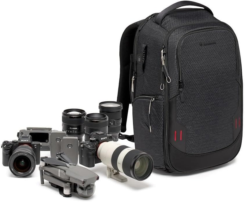 Manfrotto PRO Light Frontloader M, Professioneller Kamerarucksack, Seitlicher und Vorderer Zugriff,