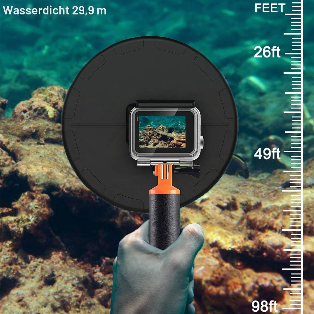 Suptig Dome, Dome Port, Unterwasserkuppel kompatibel für GoPro Hero 7 Black Hero 6 Hero 5 Hero 2018,