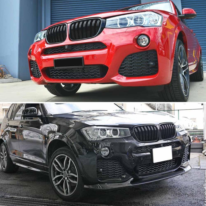 Gangying F25 Nieren Schwarz Kühlergrill für BMW X Serie X3 X4 F25 F26 Grill 2014-2018 ABS glänzend s