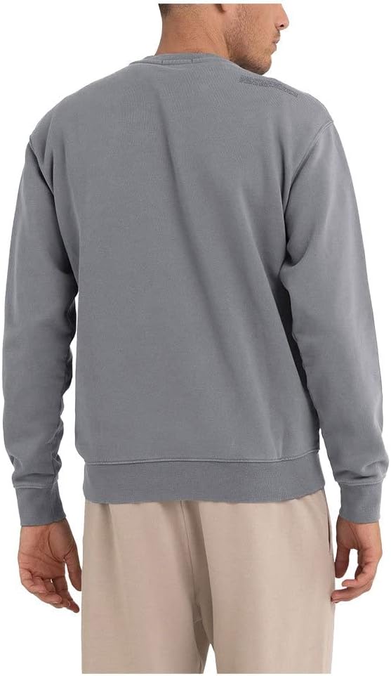 Replay Herren Sweatshirt Second Life aus 100% Baumwolle M Iron Grey 192, M Iron Grey 192
