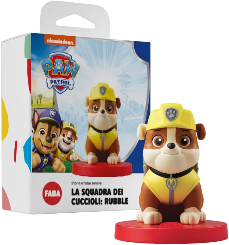 FABA Klangfigur - PAW Patrol Das Team der Welpen Rubble - Geschichten und Klangmärchen für Jungen un