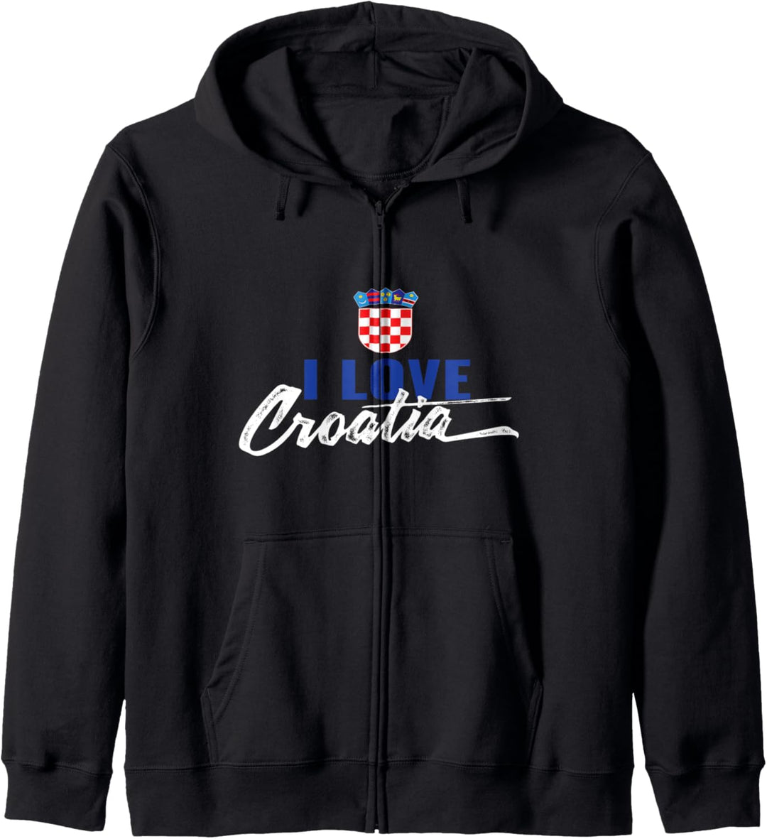 Kroatien liebe kroatisch Hrvatska draga Croatia Kapuzenjacke