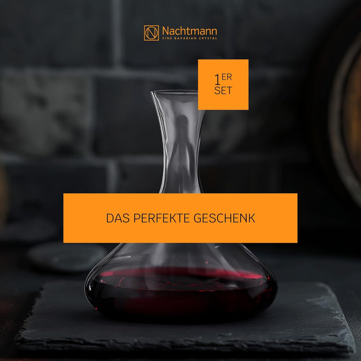 Spiegelau & Nachtmann Dekantierer, Glas, Transparent, 1 Stück (1er Pack) Dekanter 27 cm, Dekanter 27