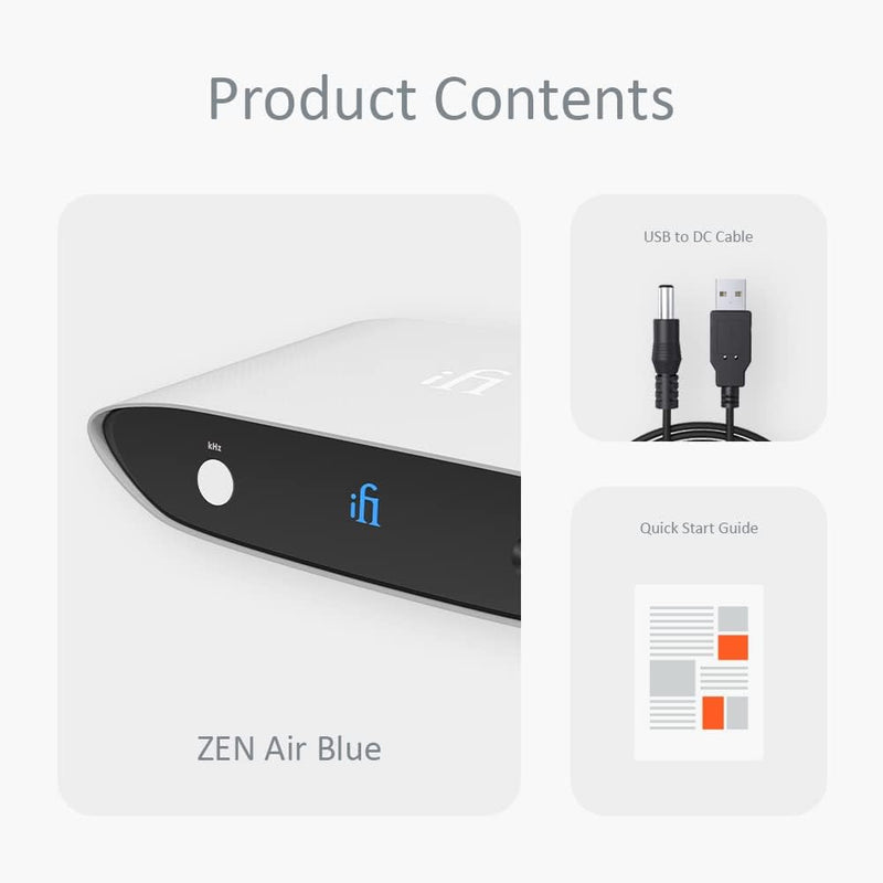 Zen Air Blue – hochauflösender Bluetooth-Streamer – Aktualisieren Sie Ihr System mit hohem Wiederauf