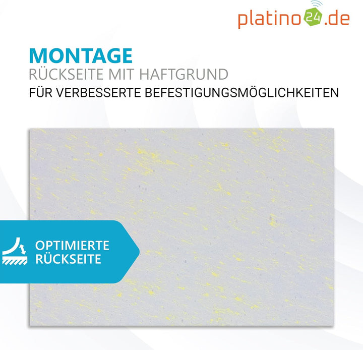 platino24 Schallabsorber COLORE aus Basotec G+ I Akustikpaneele mit Akustikfilz I 3D Wand-Paneele mi