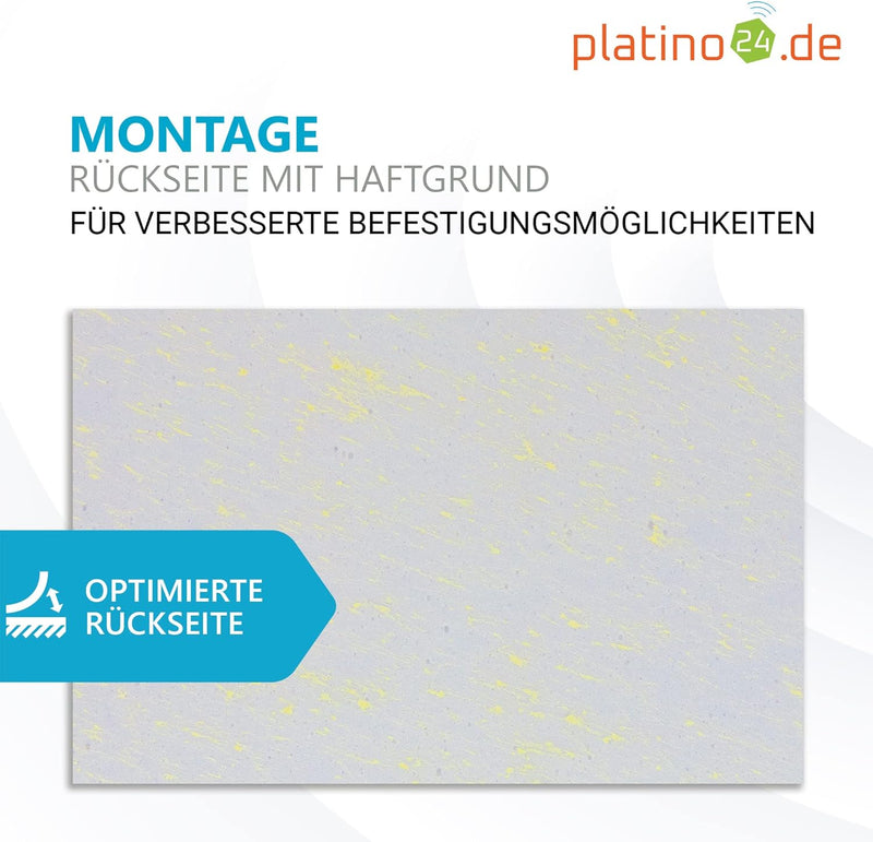 platino24 Schallabsorber aus Basotect G+®, 3 Absorberelemente Rechteck mit Fase, 825x275x50mm, Verbe